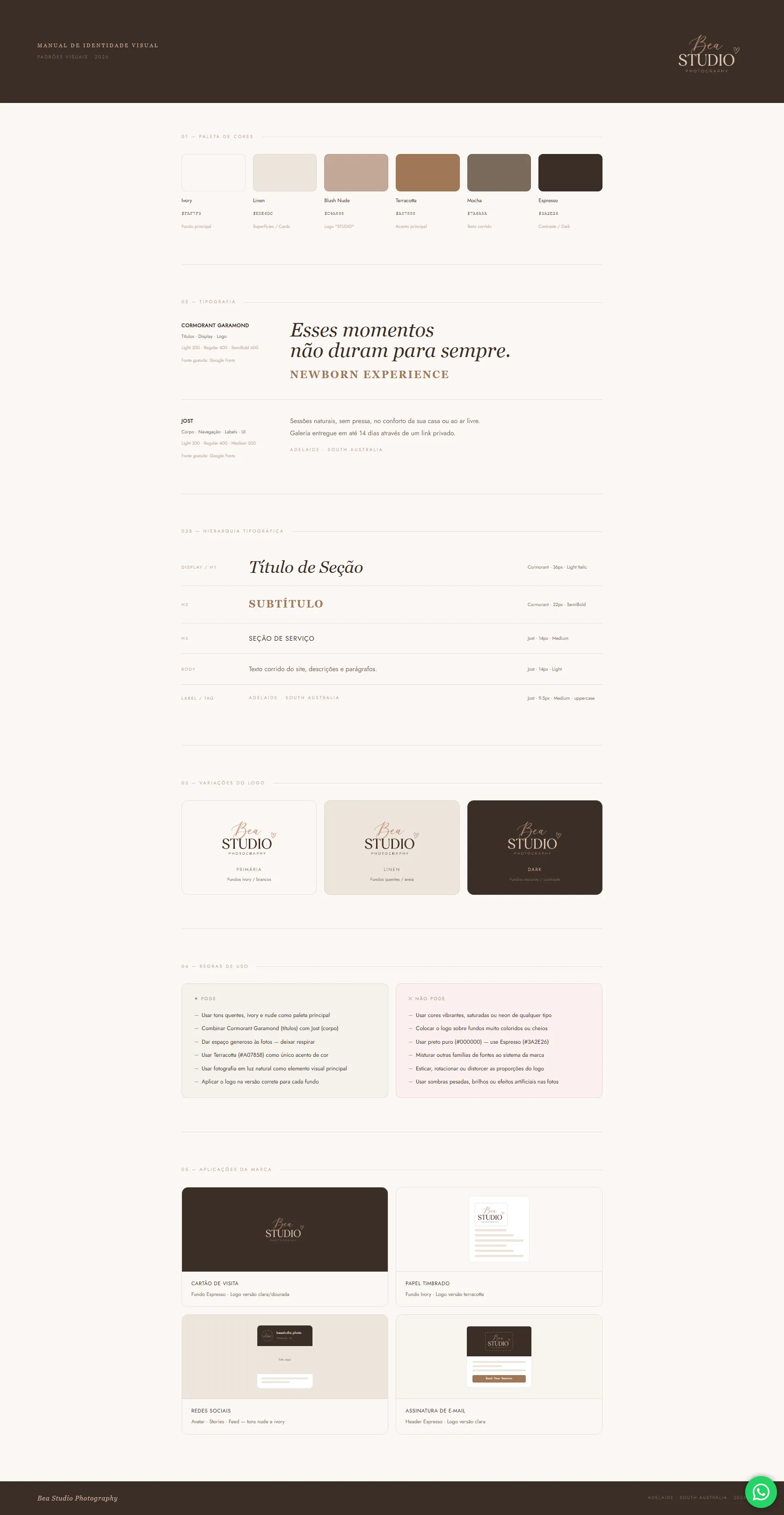 BEA Studio — Identidade Visual